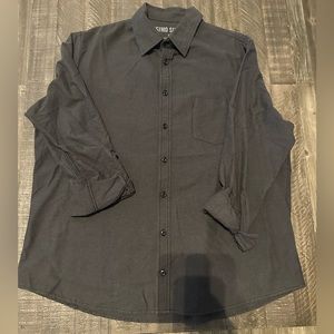 Mossimo Supply Co Gray Casual Button Down